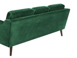 Beliani 3-Istuttava Vihrea Sohva Lokka Flash Sale