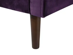 Beliani 2-Istuttava Violetti Sohva Lokka Cheap