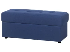 Beliani 3-Istuttava Vuodesohva Ja Rahi Kangas Laivastonsininen Falster Sale