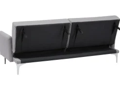 Beliani 3-Istuttava Vuodesohva Kangas Harmaa Lucan Discount