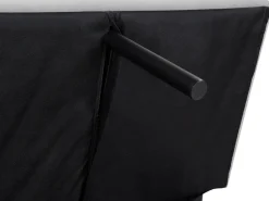 Beliani 3-Istuttava Vuodesohva Kangas Vaaleanharmaa Siljan Clearance