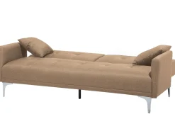 Beliani 3-Istuttava Vuodesohva Kangas Beige Lucan Fashion