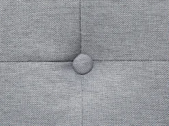 Beliani 2-Istuttava Vuodesohva Kangas Vaaleanharmaa Florli Sale