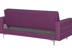Beliani 3-Istuttava Vuodesohva Kangas Violetti Aberdeen New