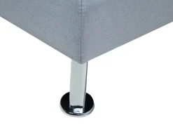 Beliani 3-Istuttava Vuodesohva Kangas Vaaleanharmaa Roxen Hot