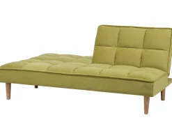 Beliani 3-Istuttava Vuodesohva Kangas Vihrea Siljan Clearance