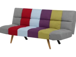 Beliani 3-Istuttava Vuodesohva Kangas Monivarinen Ingaro Cheap