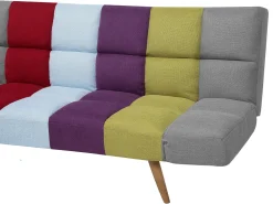 Beliani 3-Istuttava Vuodesohva Kangas Monivarinen Ingaro Cheap