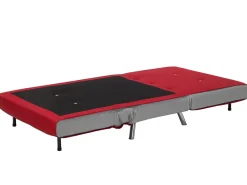 Beliani 1-Istuttava Vuodesohva Kangas Punainen Farris Store