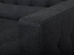 Beliani 3-Istuttava Vuodesohva Kangas Grafiitinharmaa Aberdeen Shop