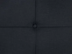 Beliani 3-Istuttava Vuodesohva Kangas Musta Froya Discount