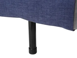 Beliani 1-Istuttava Vuodesohva Kangas Tummansininen Farris Cheap