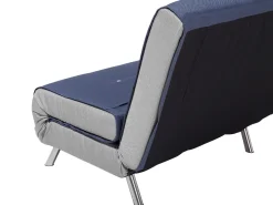 Beliani 1-Istuttava Vuodesohva Kangas Tummansininen Farris Cheap