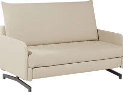 Beliani 2-Istuttava Vuodesohva Kangas Beige Belfast Outlet