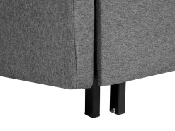 Beliani 2-Istuttava Vuodesohva Kangas Harmaa Hovin Store