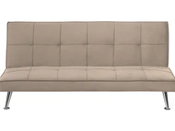 Beliani 3-Istuttava Vuodesohva Kangas Beige Hasle Online