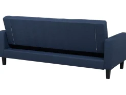 Beliani 3-Istuttava Vuodesohva Kangas Tummansininen Vehkoo Outlet