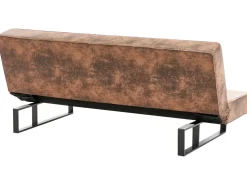 Beliani 3-Istuttava Vuodesohva Keinonahka Ruskea Derby Outlet