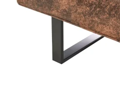 Beliani 3-Istuttava Vuodesohva Keinonahka Ruskea Derby Outlet