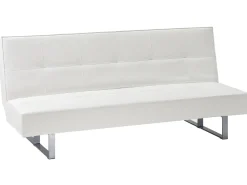 Beliani 3-Istuttava Vuodesohva Keinonahka Valkoinen Derby Clearance