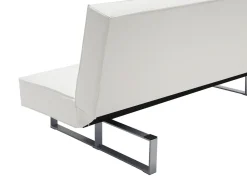 Beliani 3-Istuttava Vuodesohva Keinonahka Valkoinen Derby Clearance