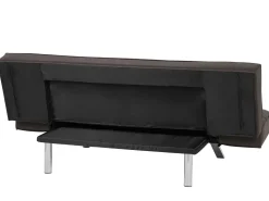 Beliani 3-Istuttava Vuodesohva Keinonahka Ruskea Bristol New