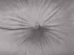 Beliani 2-Istuttava Vuodesohva Sametti Harmaa Vestfold Cheap