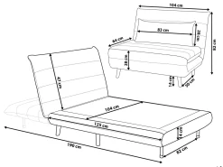 Beliani 1-Istuttava Vuodesohva Sametti Kermanvalkoinen Setten Best Sale