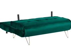 Beliani 2-Istuttava Vuodesohva Sametti Tummanvihrea Vestfold Shop