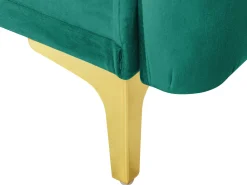 Beliani 3-Istuttava Vuodesohva Sametti Vihrea Lucan Best Sale