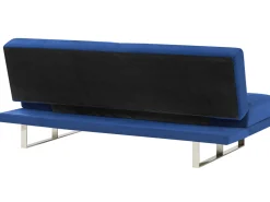 Beliani 2-Istuttava Vuodesohva Sametti Laivastonsininen York Discount