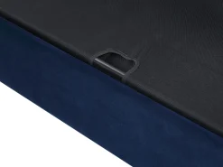 Beliani 3-Istuttava Vuodesohva Sametti Sininen Chesterfield Outlet