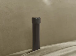 Beliani 1-Istuttava Vuodesohva Sametti Oliivinvihrea Farris Fashion