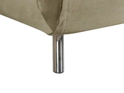 Beliani 1-Istuttava Vuodesohva Sametti Oliivinvihrea Farris Fashion