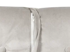 Beliani 1-Istuttava Vuodesohva Sametti Vaaleanharmaa Farris Shop