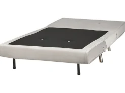 Beliani 1-Istuttava Vuodesohva Sametti Vaaleanharmaa Farris Shop