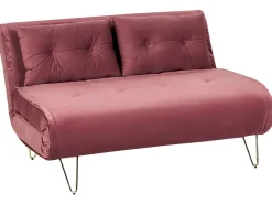 Beliani 2-Istuttava Vuodesohva Sametti Vaaleanpunainen Vestfold Discount