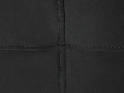 Beliani 3-Istuttava Vuodesohva Sametti Musta Visnes Clearance