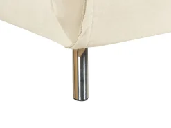 Beliani 1-Istuttava Vuodesohva Sametti Kermanvalkoinen Farris Online