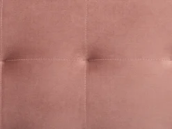 Beliani 3-Istuttava Vuodesohva Sametti Vaaleanpunainen Aberdeen Flash Sale