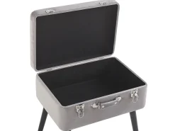 Beliani Jakkara Sametti Säilytystila Harmaa 52 X 36 Cm Mallard Discount