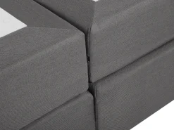 Beliani Jenkkisanky Kangas Tummanharmaa 180 X 200 Cm President Sale