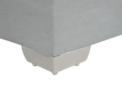 Beliani Jenkkisanky Kangas Vaaleanharmaa 140 X 200 Cm Admiral Fashion