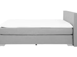 Beliani Jenkkisanky Kangas Vaaleanharmaa 180 X 200 Cm Consul Shop