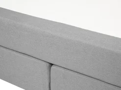 Beliani Jenkkisanky Kangas Vaaleanharmaa 180 X 200 Cm Consul Shop