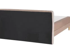 Beliani Jenkkisanky Sametti Beige 180 X 200 Cm Marquise Best