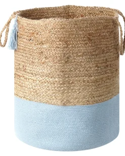 Beliani Juuttikori Beige/Vaaleansininen 50 Cm 2 Kpl Gajar Online