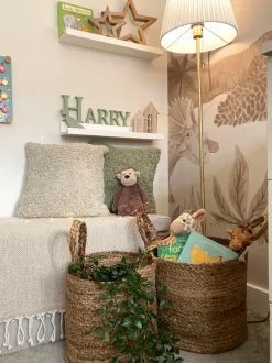 Beliani Juuttikori Hiekanruskea 2 Kpl Kaella Clearance