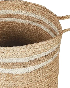 Beliani Juuttikori Luonnonvari/Beige 3 Kpl Zhob Cheap