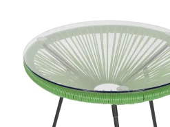 Beliani Kalustesetti Vihrea Poyta Ja 2 Tuolia Acapulco Ii Cheap